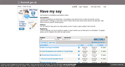 Desktop Screenshot of consult.thurrock.gov.uk